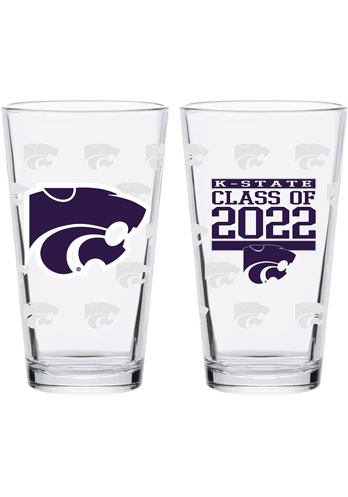 K-State Wildcats 16 oz Class of 2022 Pint Glass