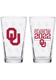 Oklahoma Sooners 16 oz Class of 2022 Pint Glass