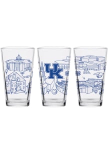 Kentucky Wildcats Campus Line Art Pint Glass