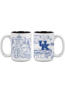 Kentucky Wildcats Campus Line Art Mug Mug