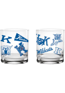 Kentucky Wildcats Vault Medley Rock Glass