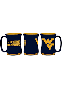 West Virginia Mountaineers 16oz Barista Ceramic Mug - Blue