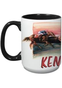 Kentucky Painted Racing Horse 15 oz Mug