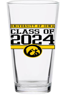 Iowa Hawkeyes 16 oz Class of 2024 Pint Glass