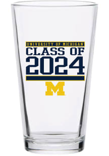 Michigan Wolverines 16 oz Class of 2024 Pint Glass