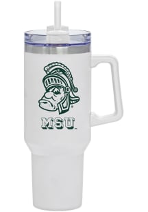 Green Michigan State Spartans 40oz Vintage Rocky Stainless Steel Tumbler