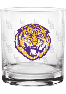 LSU Tigers 14oz Repeat Rock Glass