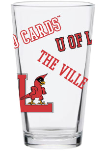 Louisville Cardinals 16oz Medley Pint Glass