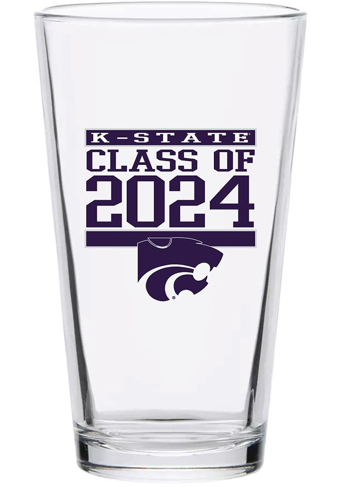 K-State Wildcats 16oz Class of 2024 Pint Glass