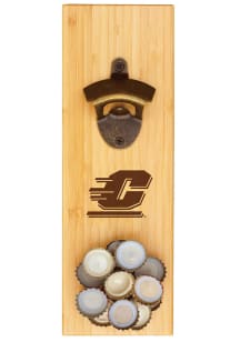 Central Michigan Chippewas Bamboo Bottle Opener
