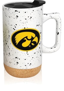 White Iowa Hawkeyes 18oz Speckled Mug