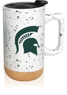 White Michigan State Spartans 18oz Speckled Mug