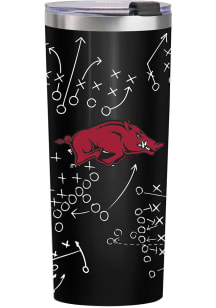 Arkansas Razorbacks 24oz Playbook Stainless Steel Tumbler - Black