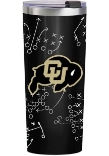 Colorado Buffaloes 24oz Playbook Stainless Steel Tumbler - Black