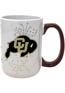 Colorado Buffaloes 15oz Playbook Ceramic Mug - White