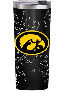 Black Iowa Hawkeyes 24oz Playbook Stainless Steel Tumbler