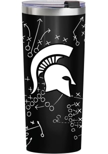 Black Michigan State Spartans 24oz Playbook Stainless Steel Tumbler