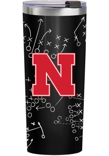 Nebraska Cornhuskers 24oz Playbook Stainless Steel Tumbler - Black