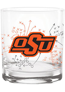 Oklahoma State Cowboys 14oz Playbook Rock Glass - Orange