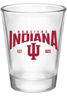 White Indiana Hoosiers 2oz Est. Shot Glass