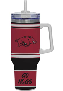 Arkansas Razorbacks 40oz Full Color Stainless Steel Tumbler - Cardinal