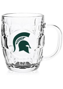 Green Michigan State Spartans 20oz Dimpled Pint Glass