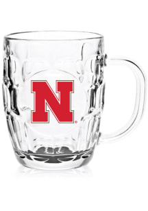 Red Nebraska Cornhuskers 20oz Dimpled Pint Glass