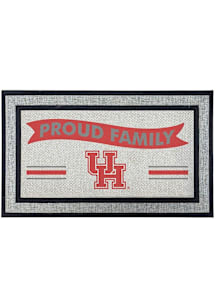 Houston Cougars Proud Family 18x30 Door Mat