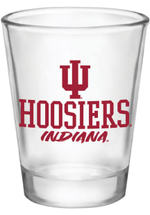 White Indiana Hoosiers 2oz Chill Shot Glass