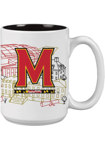 Red Maryland Terrapins 15oz Campus Mug