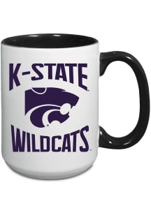 Purple K-State Wildcats 15oz Combo Mug