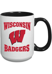 Red Wisconsin Badgers 15oz Combo Mug