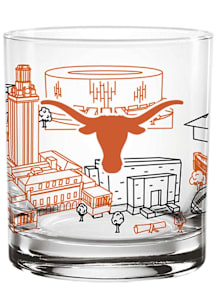 Texas Longhorns 14oz Campus Line Art Rock Glass - Burnt Orange