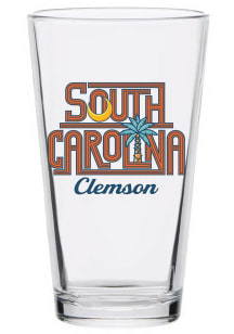Clemson 16oz Pint Glass - Orange