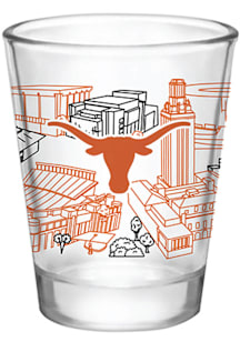 Texas Longhorns Campus Line Art 2oz Shot Glass