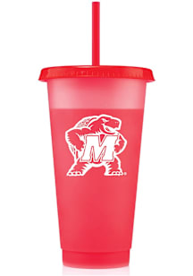 Red Maryland Terrapins Chameleon Straw Tumbler