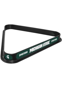 Black Michigan State Spartans Triangle Billiard Ball Rack