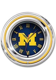 Michigan Wolverines 15" Neon Clock Wall Clock