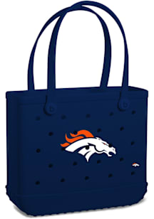 Denver Broncos Navy Blue Medium Bogg Bag Tote
