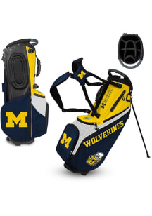 Navy Blue Michigan Wolverines Vault Stand Golf Bag