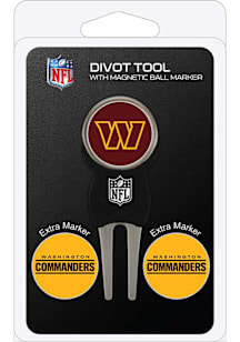 Washington Commanders 3 Pack Ball Marker Divot Tool