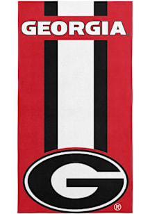 Georgia Bulldogs Zone Read Beach Towel