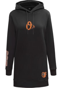 Pro Standard Baltimore Orioles Womens Black Classic Short Sleeve Dress