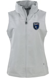 Cutter and Buck San Jose Earthquakes Womens Grey Charter Vest