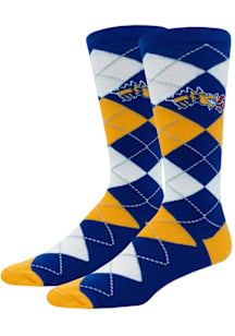 Dress Argyle Drexel Dragons Mens Argyle Socks - Navy Blue