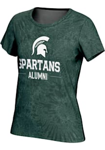 ProSphere Michigan State Spartans Womens Green Alumni Short Sleeve T-Shirt