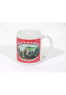 Kansas Hogs Kisses Ceramic Mug - Red