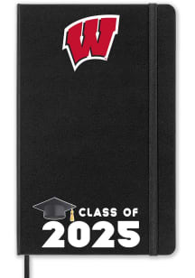 Black Wisconsin Badgers Class of 25 team logo Notebook and Folder