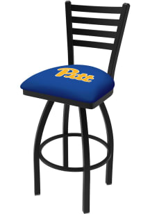 Black Pitt Panthers High Back Swivel Pub Stool