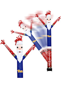 Pitt Panthers Black Outdoor Inflatable Santa team color and team logo